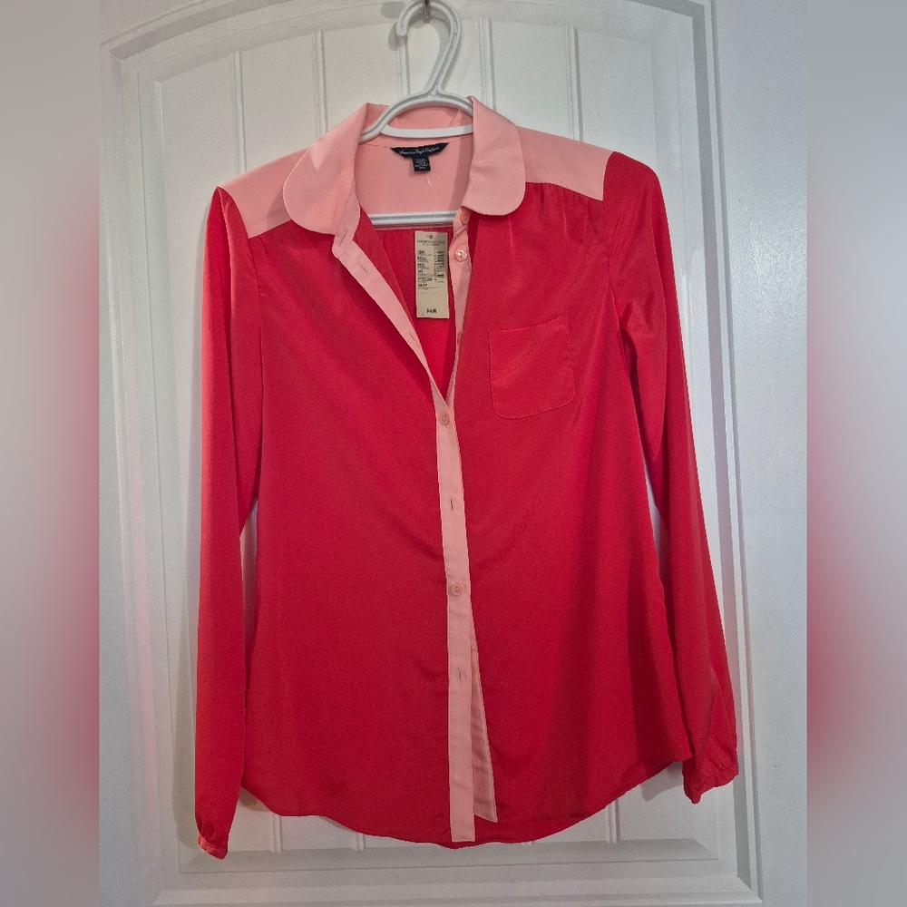 Womens American Eagle Blouse New With Tags Size XS